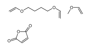 1,4-bis(ethenoxy)butane,furan-2,5-dione,methoxyethene Structure