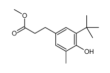3-(3-叔丁基-4-羟基-5-甲基苯基)丙酸甲酯结构式