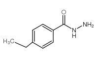 4-乙苯-1-碳酰肼结构式