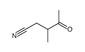 Pentanenitrile, 3-methyl-4-oxo- (9CI) Structure
