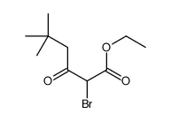 ethyl 2-bromo-5,5-dimethyl-3-oxohexanoate Structure
