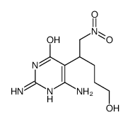 2,6-diamino-5-(5-hydroxy-1-nitropentan-2-yl)-1H-pyrimidin-4-one Structure
