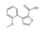 3-(2-甲氧基苯基)噻吩-2-羧酸结构式