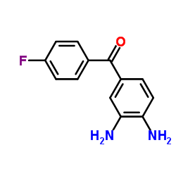 (3,4-Diaminophenyl)(4-fluorophenyl)methanone Structure