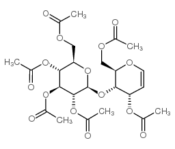 六乙酰基-D-纤维二糖烯结构式