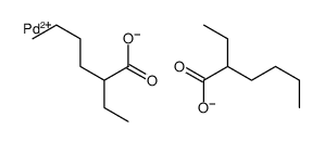 palladium bis(2-ethylhexanoate) Structure