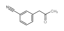 3-(2-oxopropyl)benzonitrile Structure