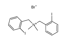 N-(2-iodobenzyl)-1-(2-iodophenyl)-N,N-dimethylmethanaminium bromide结构式