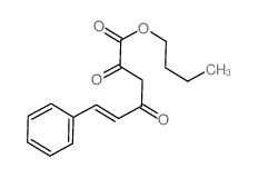 butyl (E)-2,4-dioxo-6-phenylhex-5-enoate结构式