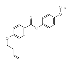 4-(3-丁烯氧基)苯甲酸-4-甲氧苯酯结构式