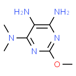 4,5,6-Pyrimidinetriamine,2-methoxy-N4,N4-dimethyl-(9CI) structure