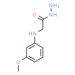 2-[(3-甲氧基苯基)氨基]乙酰肼结构式