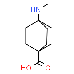 4-(甲基氨基)双环[2.2.2]辛烷-1-羧酸结构式