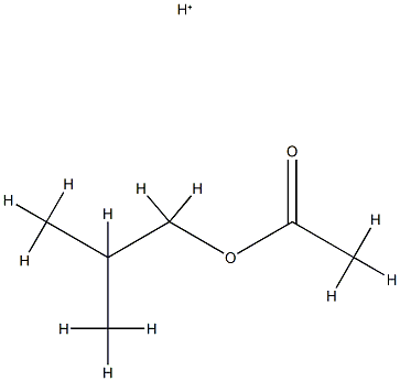 Acetic acid,2-methylpropyl ester,conjugate monoacid (9CI) structure