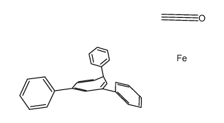 (3,6,7-triphenylcycloheptatriene)iron tricarbonyl结构式