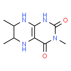 Lumazine, 5,6,7,8-tetrahydro-3,6,7-trimethyl- (8CI)结构式