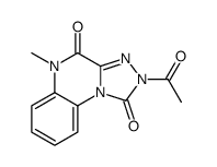 2-acetyl-5-methyl-[1,2,4]triazolo[4,3-a]quinoxaline-1,4-dione Structure