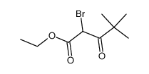 ethyl 2-bromo-4,4-dimethyl-3-oxopentanoate结构式