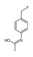 N-[4-(fluoromethyl)phenyl]acetamide Structure