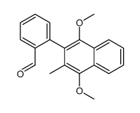 2-(1,4-dimethoxy-3-methylnaphthalen-2-yl)benzaldehyde Structure