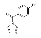 N-(4-bromobenzoyl)imidazole结构式