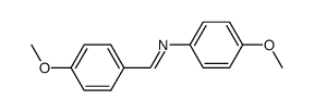 (4-methoxyphenyl)-[1-(4-methoxyphenyl)meth-(E)-ylidene]amine Structure