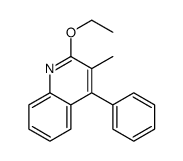 2-ethoxy-3-methyl-4-phenylquinoline结构式