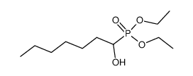 diethyl (1-hydroxyheptyl)phosphonate Structure