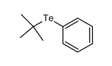 tert-butyl phenyl telluride结构式