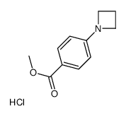 Methyl 4-(1-azetidinyl)benzoate hydrochloride (1:1) Structure