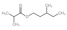 异丁酸-3-甲基戊酯结构式