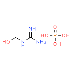 (hydroxymethyl)guanidinium phosphate结构式