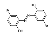 4,4'-dibromo-2,2'-azo-di-phenol Structure