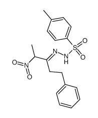 2-Nitro-5-phenyl-3-pentanone (p-tolylsulfonyl)hydrazone Structure