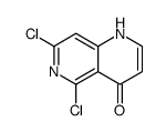 5,7-二氯-1H-[1,6]萘啶-4-酮结构式