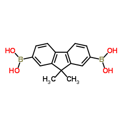 (9,9-Dimethyl-9H-fluorene-2,7-diyl)diboronic acid picture