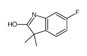 6-fluoro-3,3-dimethyl-1H-indol-2-one Structure