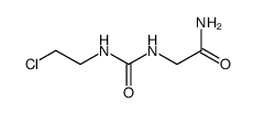 N-(2-chloroethylcarbamoyl)glycine amide Structure