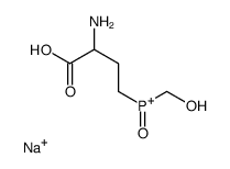 sodium,(3-amino-3-carboxypropyl)-(hydroxymethyl)-oxophosphanium结构式