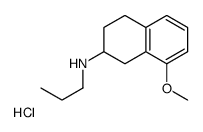 8-甲氧基-n-丙基-2-氨基四氢化萘盐酸盐结构式