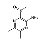 Pyrazinamine, 5,6-dimethyl-3-(methylsulfinyl)- (9CI)结构式