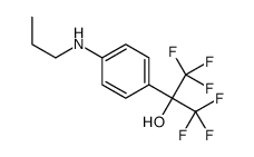 1,1,1,3,3,3-六氟-2-((4-丙基氨基)苯基)-2-丙醇结构式