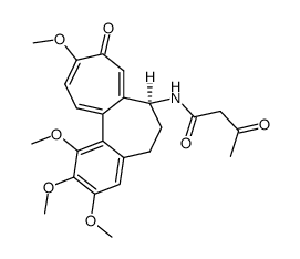 N-acetoacetyl-N-deacetylcolchicine structure