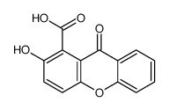 2-hydroxy-9-oxoxanthene-1-carboxylic acid Structure
