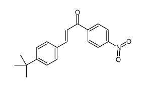 3-(4-tert-butylphenyl)-1-(4-nitrophenyl)prop-2-en-1-one Structure