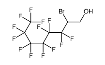 2-bromo-3,3,4,4,5,5,6,6,7,7,8,8,8-tridecafluorooctan-1-ol结构式