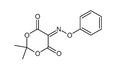 2,2-dimethyl-1,3-dioxane-4,5,6-trione O-phenyloxime结构式