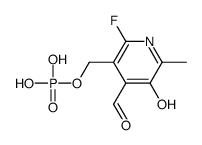 (2-fluoro-4-formyl-5-hydroxy-6-methyl-pyridin-3-yl)methoxyphosphonic a cid Structure