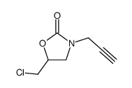 5-(chloromethyl)-3-prop-2-ynyl-1,3-oxazolidin-2-one Structure