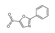 5-nitro-2-phenyl-1,3-oxazole结构式